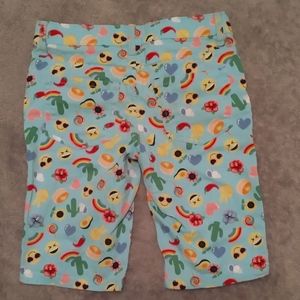 Girl long jean shorts